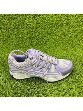 Columbia Peak Freak Women Size 8.5 Purple Gray Athletic Running Shoe Sneakers